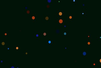 Light Multicolor, Rainbow vector cover with spots.