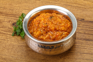 Caucasian cuisine - Mangal salad with vegetables