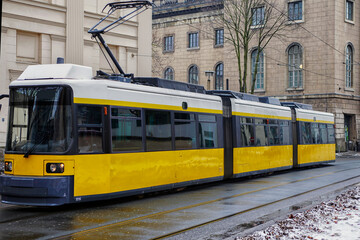 Fototapeta na wymiar Tram in Berlin