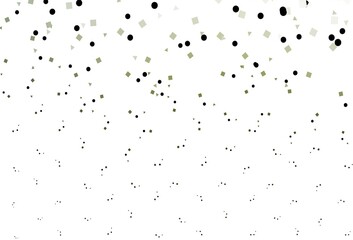 Light Green vector cover in polygonal style with circles.