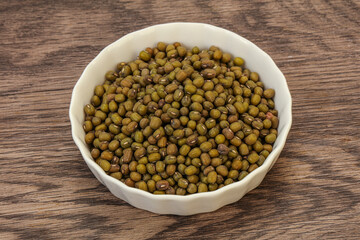 Vegetarian cuisine - dry green lentil