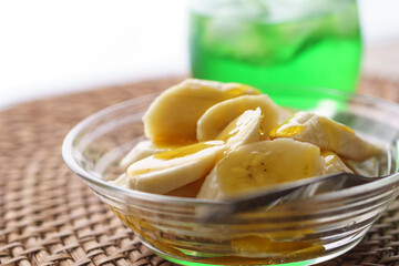 バナナのデザート