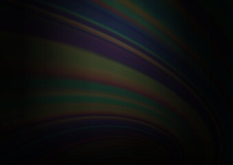 Dark Silver, Gray vector blurred bright template.