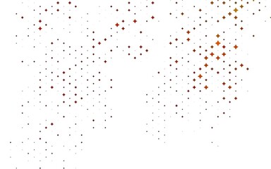 Light Yellow, Orange vector texture with beautiful stars.