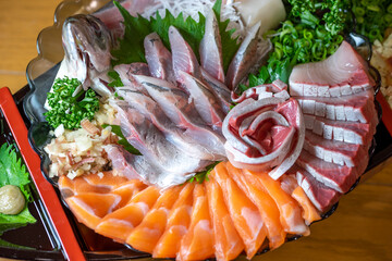 日本の刺し身　和食イメージ