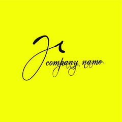 JC initial handwriting monogram name