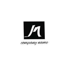 JN initial handwriting monogram name