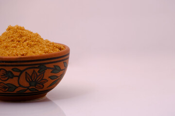Brown Sugar in ceramic bowl