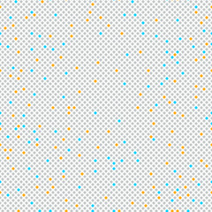 Messy chaotic particles spotted seamless pattern vector abstract background, repeat tiling texture for wallpaper or textile or website.