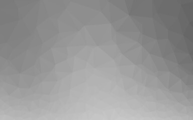 Fototapeta premium Light Silver, Gray vector low poly texture.