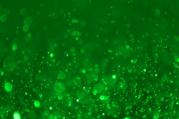 bokeh, abstract blurred of green and white color for background