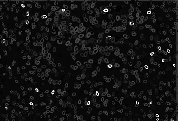 Dark Black vector backdrop with dots.