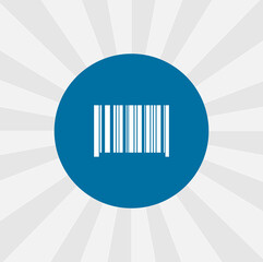 Barcode isolated vector icon. shopping design element