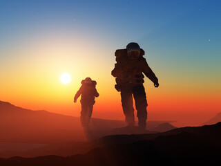 Group of astronauts © Kovalenko I