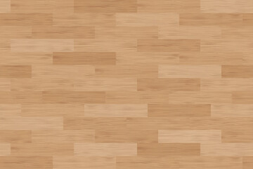 Floor wood parquet. Flooring wooden seamless pattern. Design laminate. Parquet rectangular tessellation. Floor tile parquetry plank. Hardwood tiles. Rectangles slabs brown wooden. Vector background