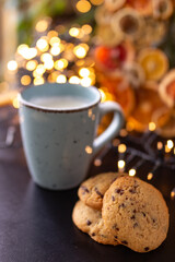Christmas Cookies and Milk