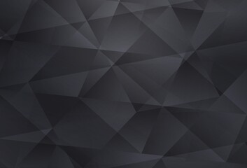 Light Gray vector abstract polygonal template.