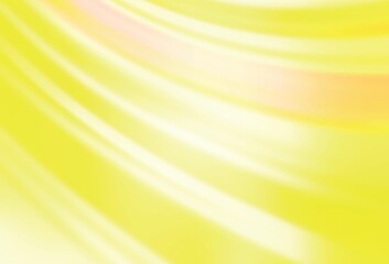 Light Yellow vector blurred shine abstract texture.