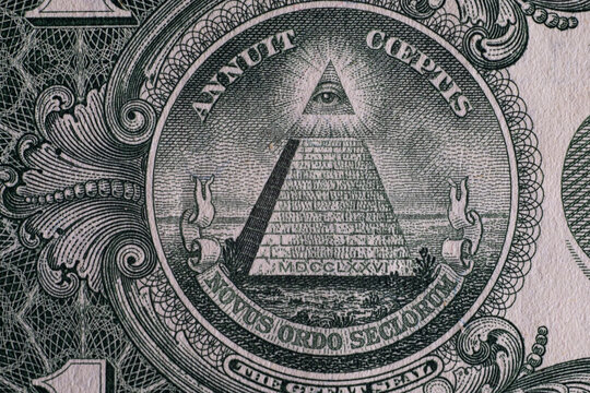 The Eye of Providence on American Dollars bill