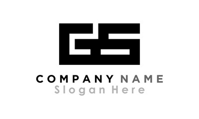 brand shape logo GS alphabet