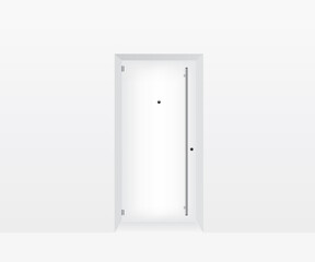 White door illustration