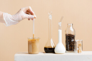 Alternative methods of brewing coffee, laboratory for making coffee drinks