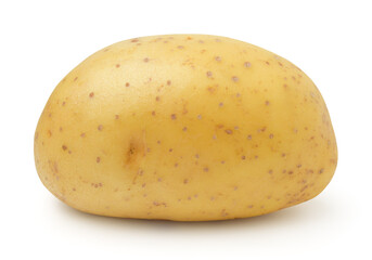 Potato isolated on white background,with clipping path,single.