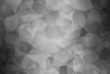 Light Gray vector shining triangular layout.