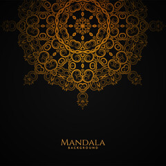 Mandala design beautiful luxury background