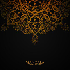 Mandala design stylish royal background