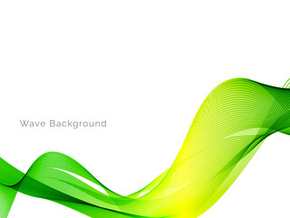 Abstract vector background with smooth stylish transparent color wave