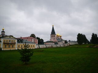 cloudy day at valday monastery