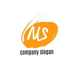 MS handwritten logo for identity