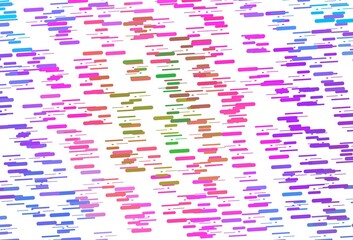 Light Multicolor, Rainbow vector background with straight lines.