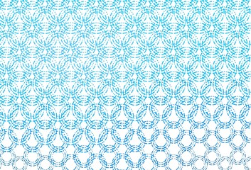 Light blue vector pattern with spheres.