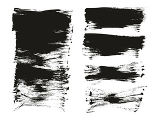 Flat Fan Brush Regular Long Background Mix High Detail Abstract Vector Background Mix Set 