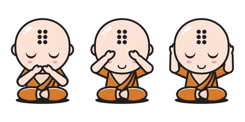 expressions monk of no speak, no see, no hear