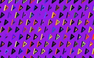 Dark Multicolor vector pattern with polygonal style.