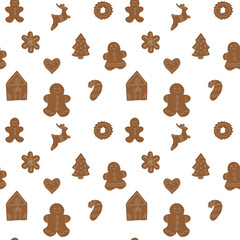 Christmas sweets on a dark background. Christmas background.