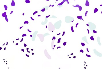 Light purple vector texture with random forms.