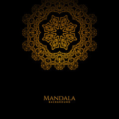 Mandala design beautiful luxury background