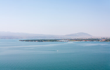 Armenia. View of Lake Sevan from Sevanavank Peninsula
