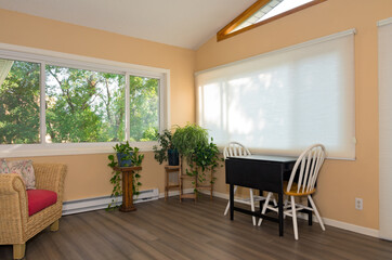 home sunroom interior and decor