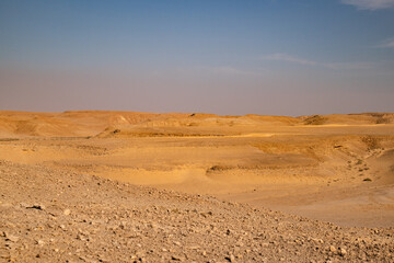 Fototapeta na wymiar Negev desert sand dunes