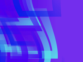 Stylish blue color Geometric shape modern background design