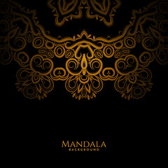 Mandala design decorative ethin background illustration