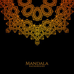 Mandala design decorative ethin background illustration