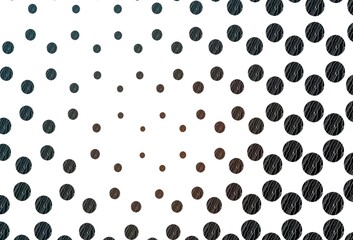 Light black vector texture with disks.