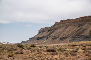 Fototapeta na wymiar desert landscape in capital reef national park