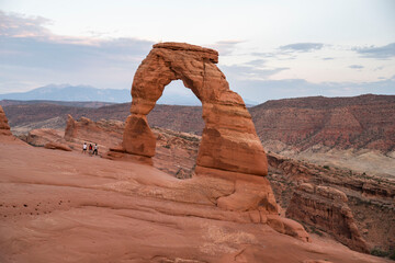 delicate arch overlook in arches national park